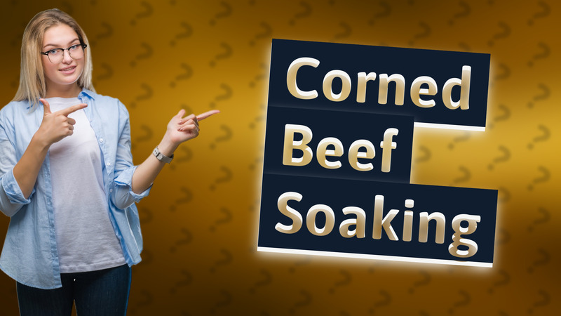 Corned Beef Soaking