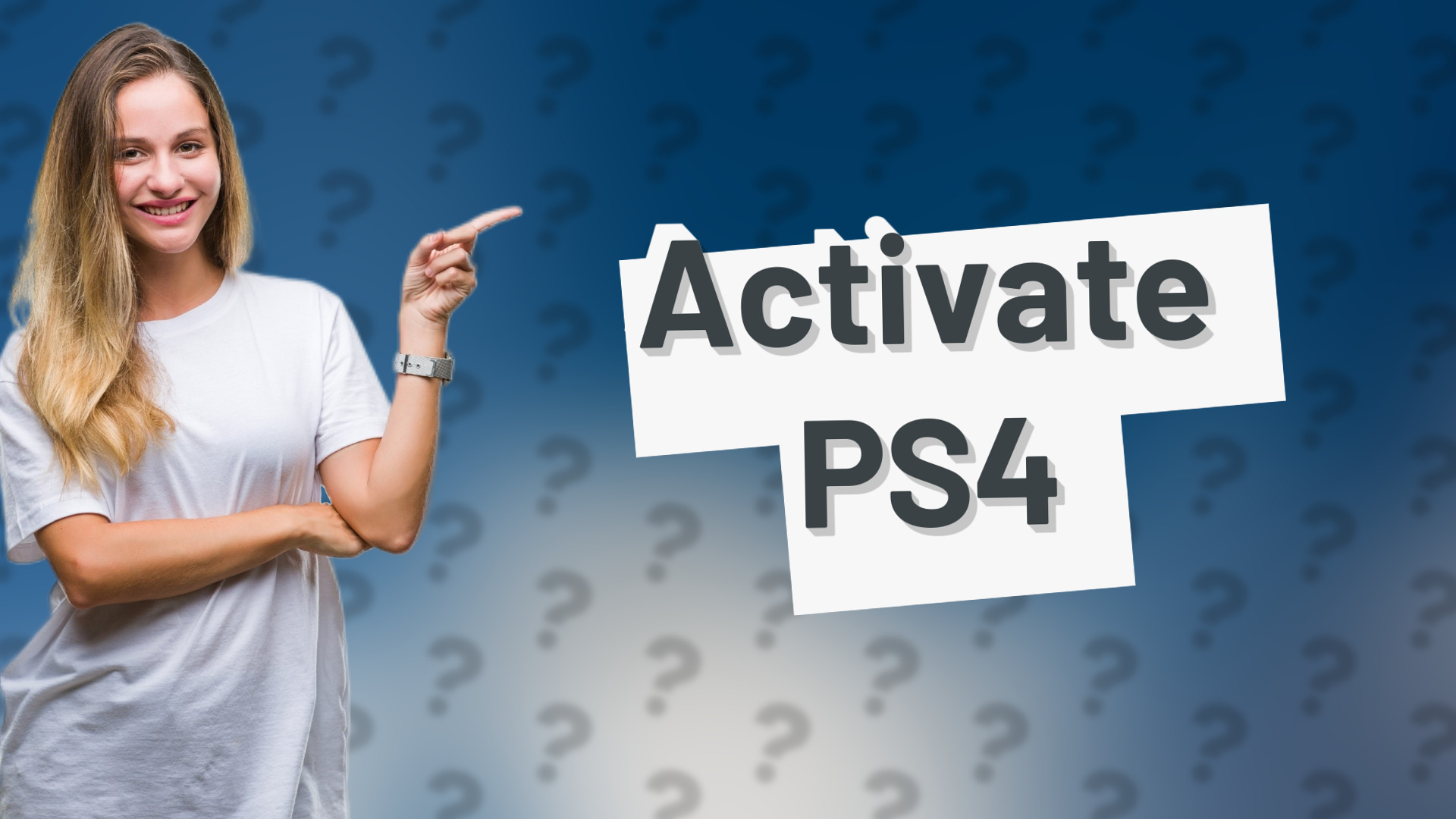 Activate PS4