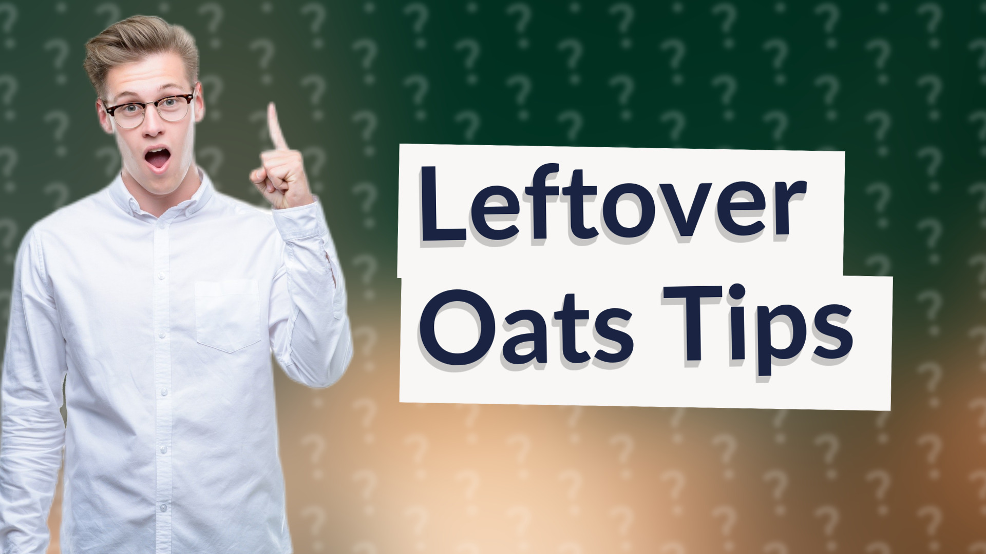 Leftover Oats Tips