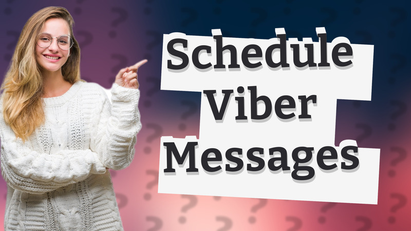 Schedule Viber Messages