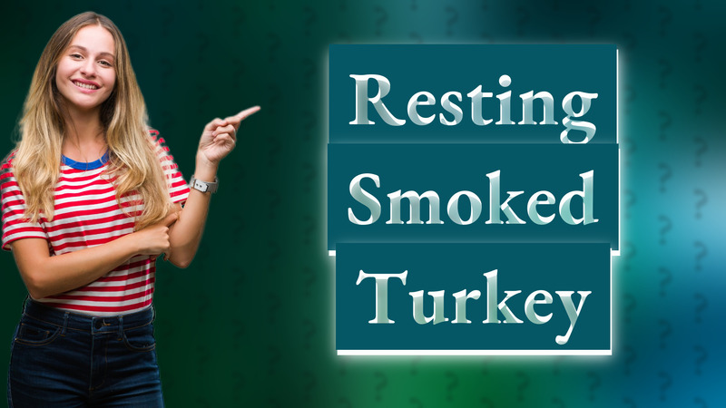 Resting Smoked Turkey