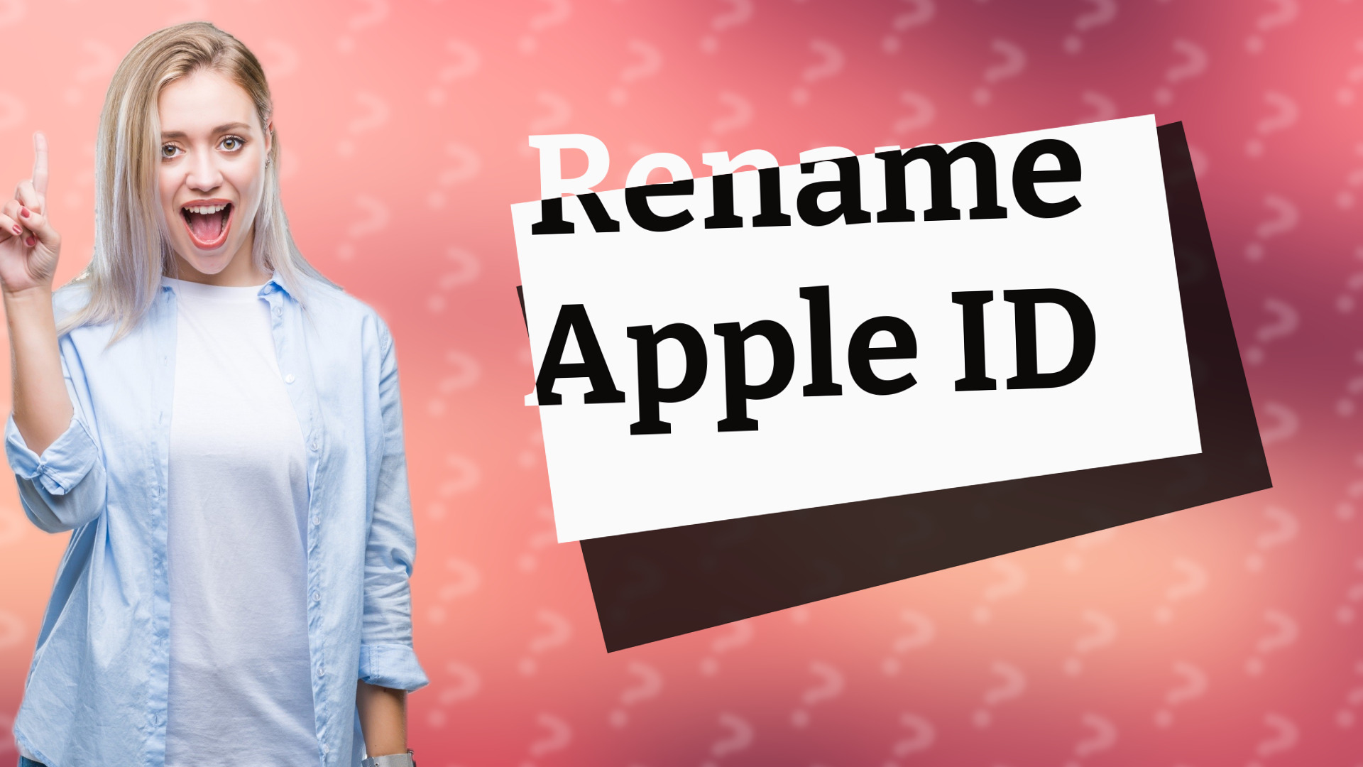 Rename Apple ID