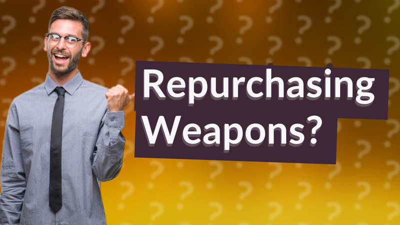 Repurchasing Weapons?