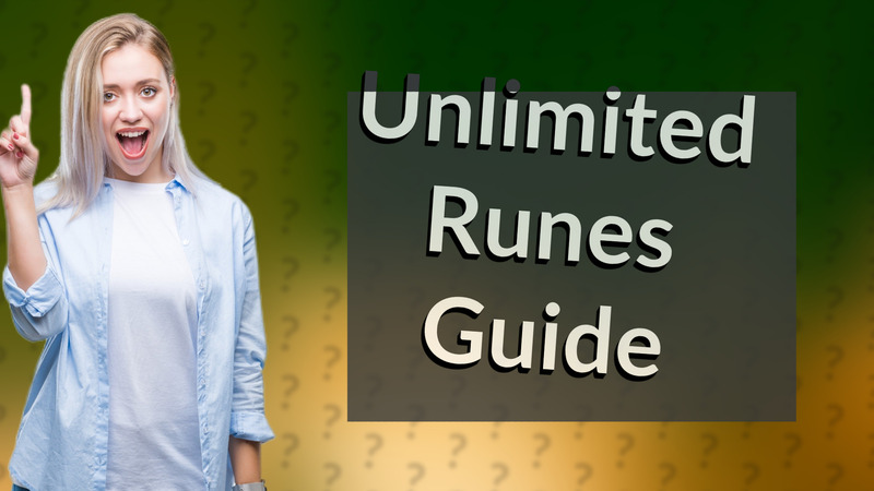 Unlimited Runes Guide