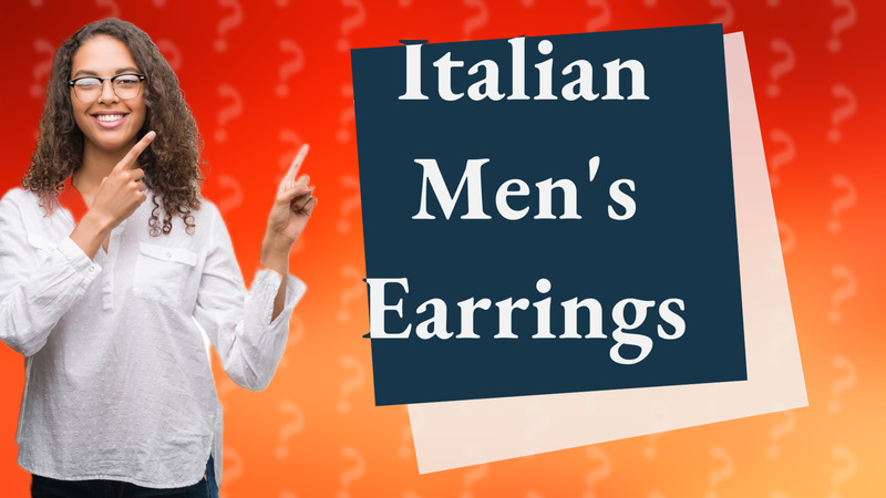 Italian Men's Earrings