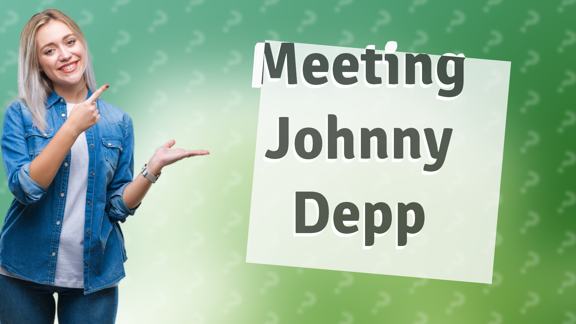 Meeting Johnny Depp