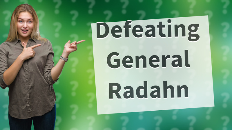 Defeating General Radahn