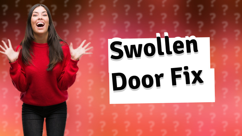 Swollen Door Fix
