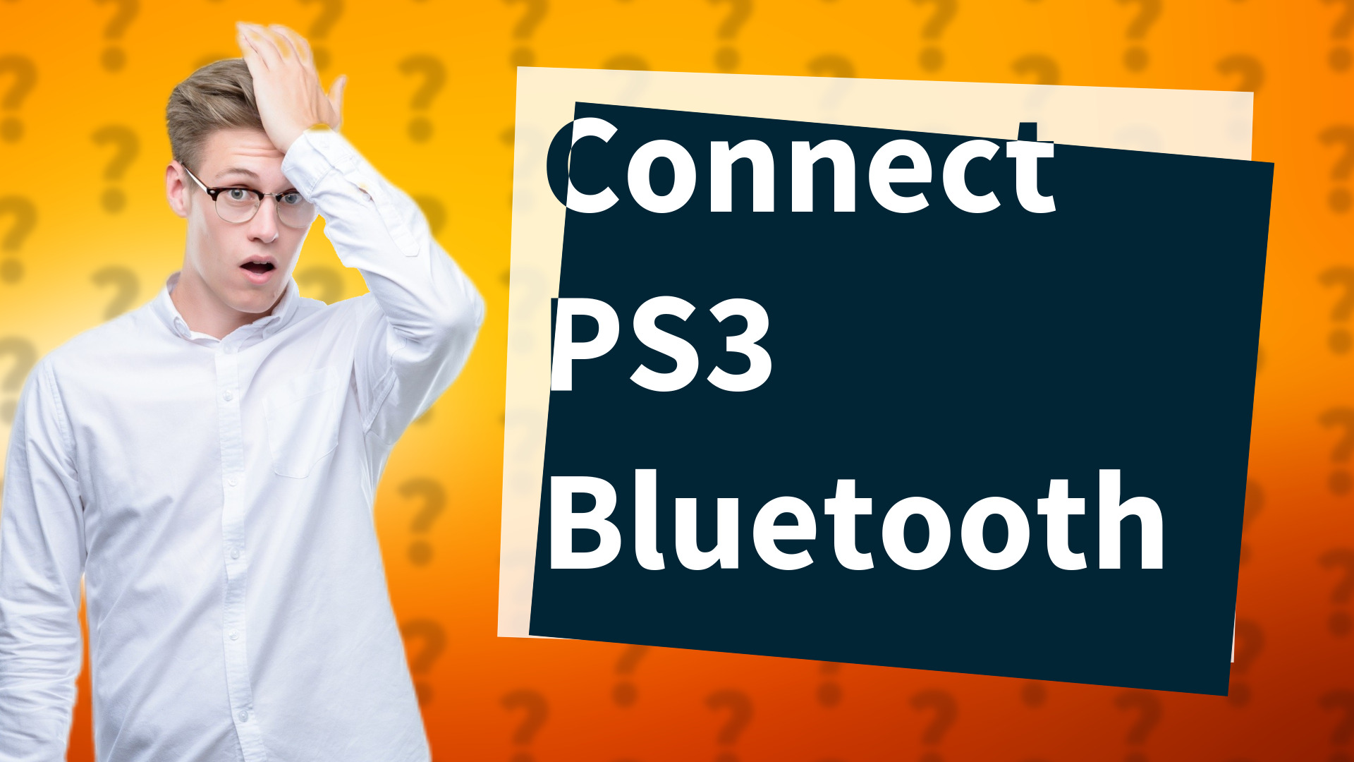 Connect PS3 Bluetooth
