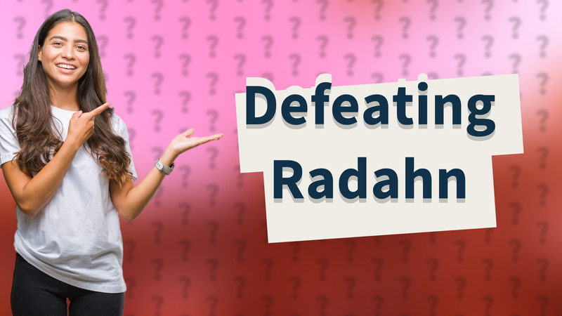Defeating Radahn