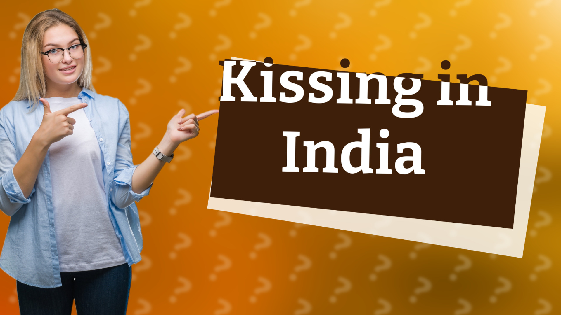 Kissing in India