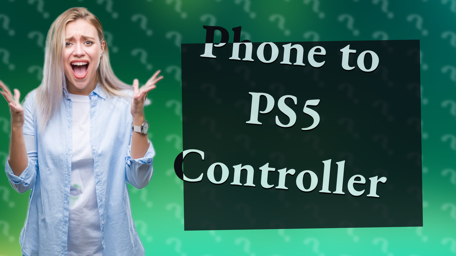 Phone to PS5 Controller