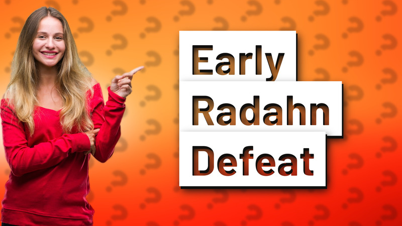 Early Radahn Defeat