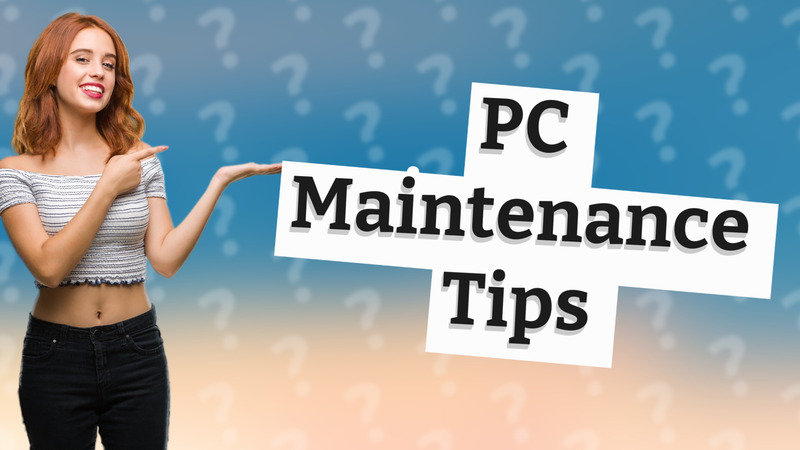 PC Maintenance Tips