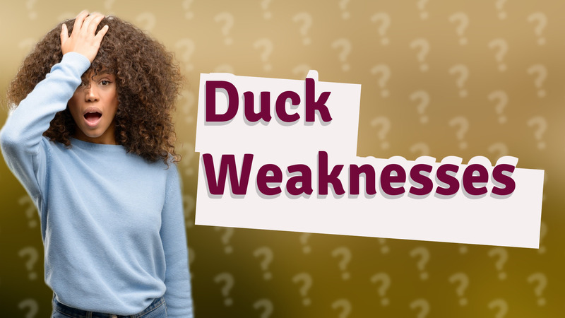 Duck Weaknesses