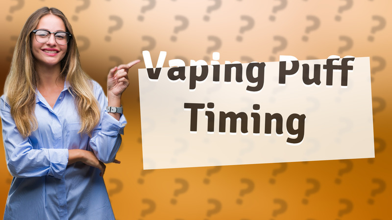 Vaping Puff Timing