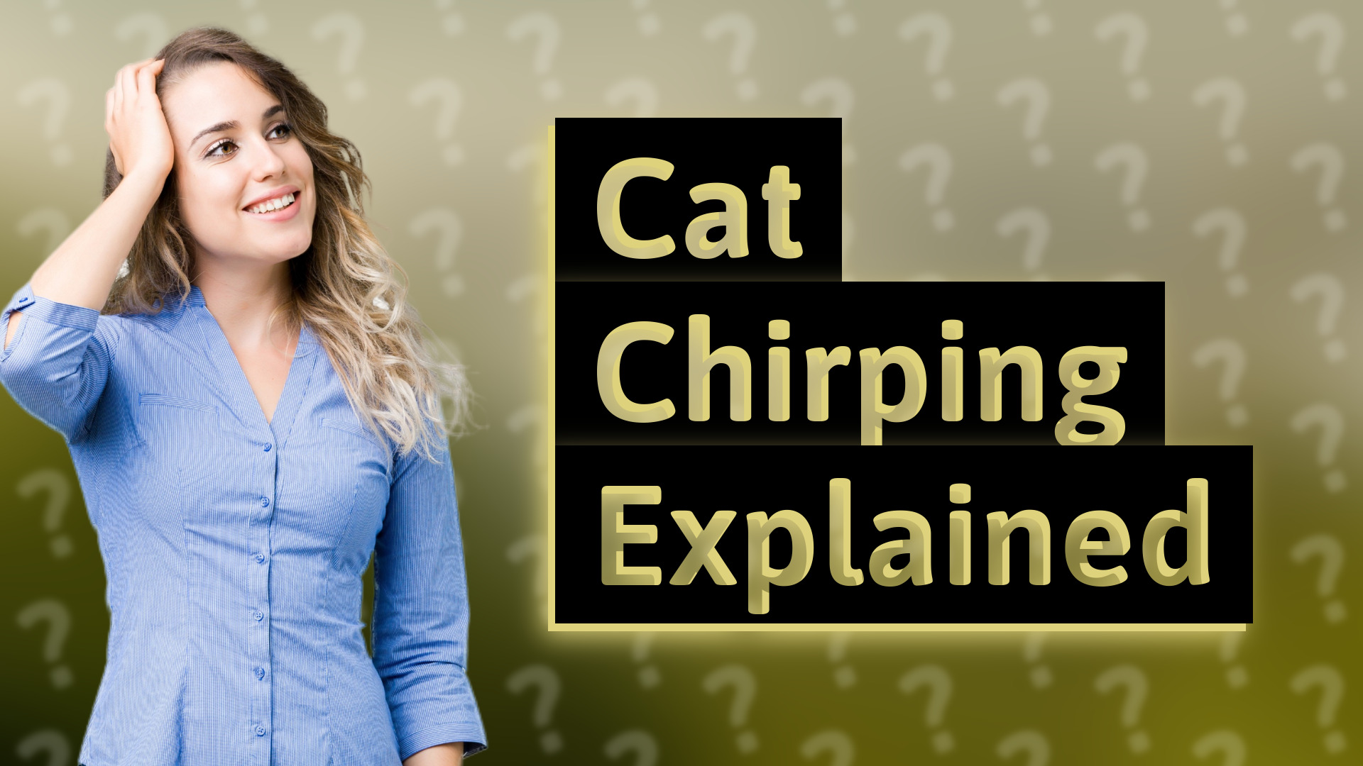 Cat Chirping Explained