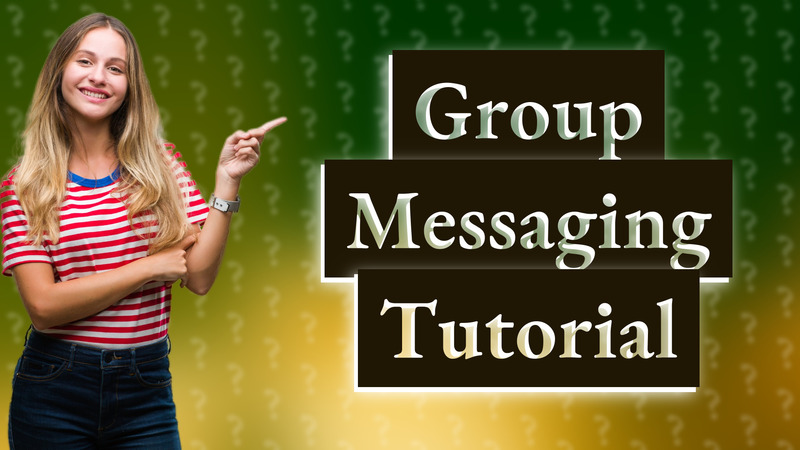 Group Messaging Tutorial