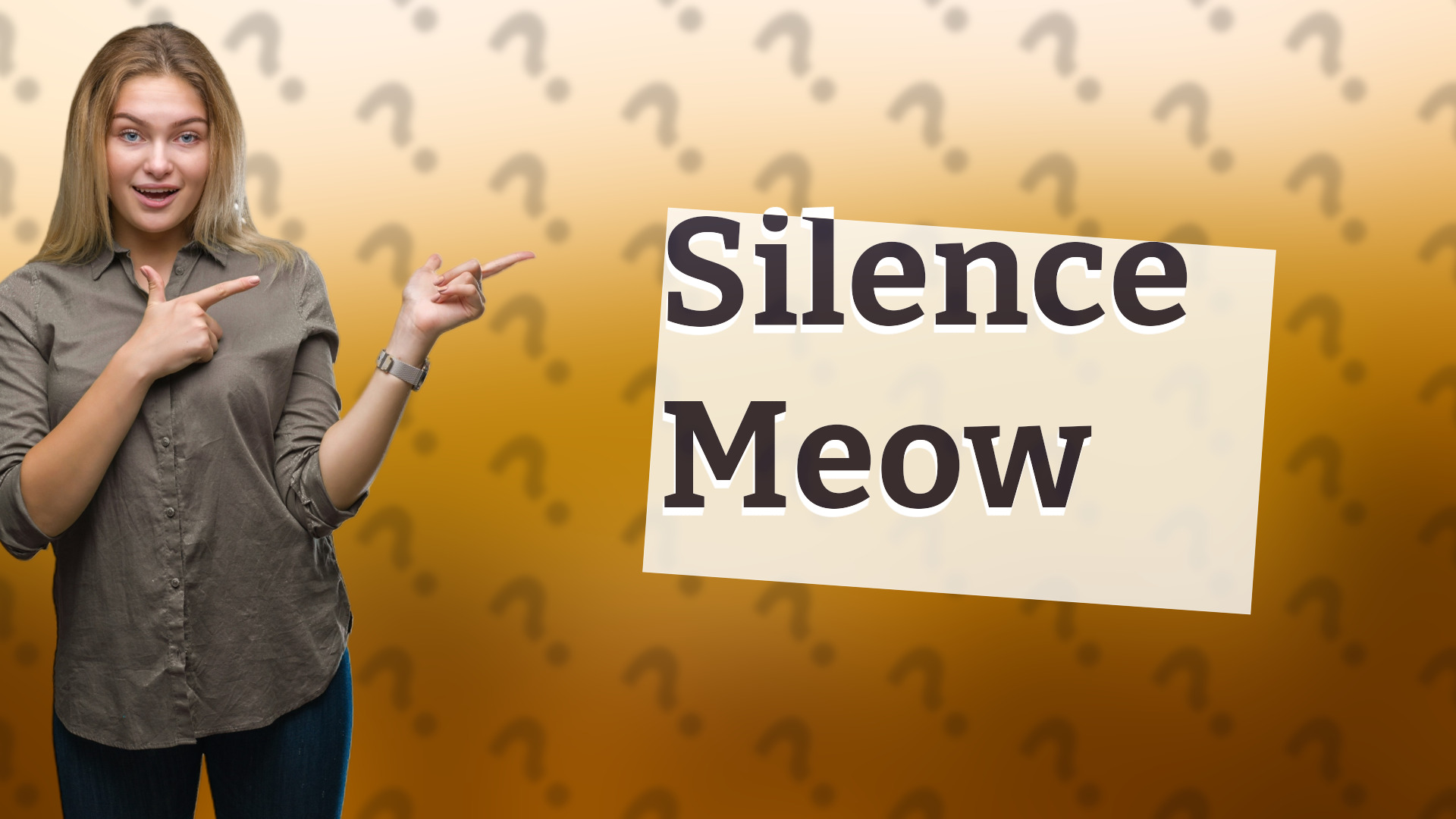 Silence Meow
