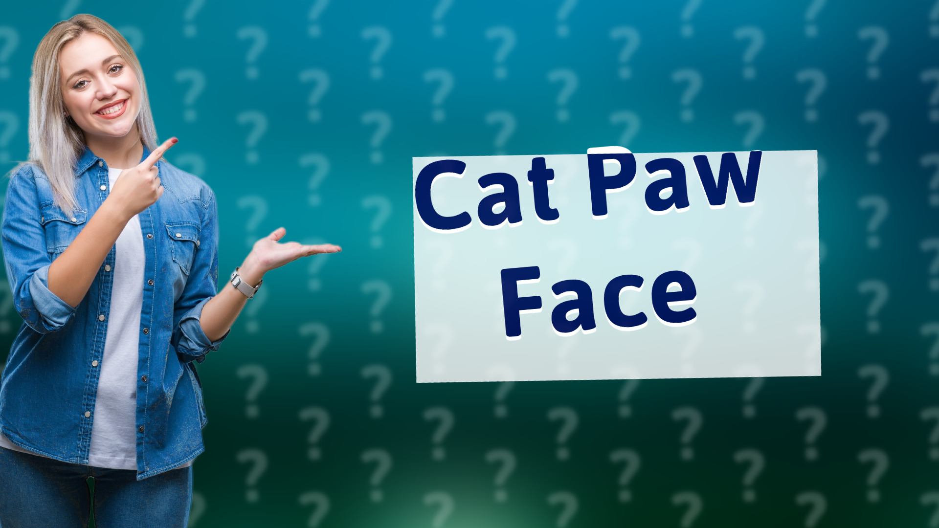 Cat Paw Face