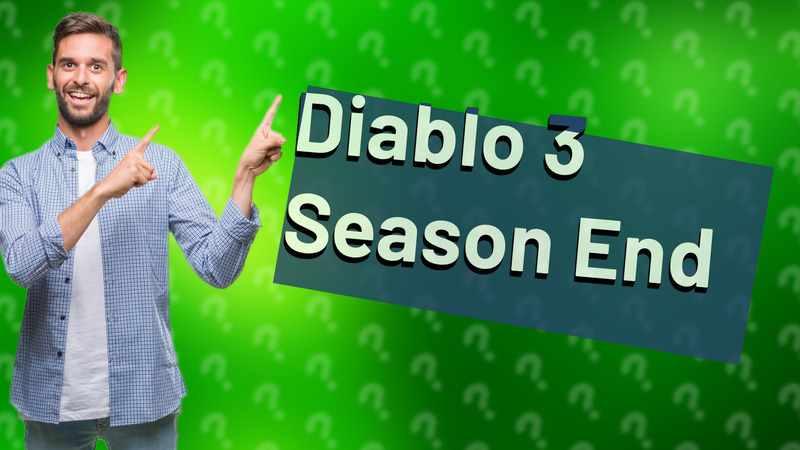 Diablo 3 Season End