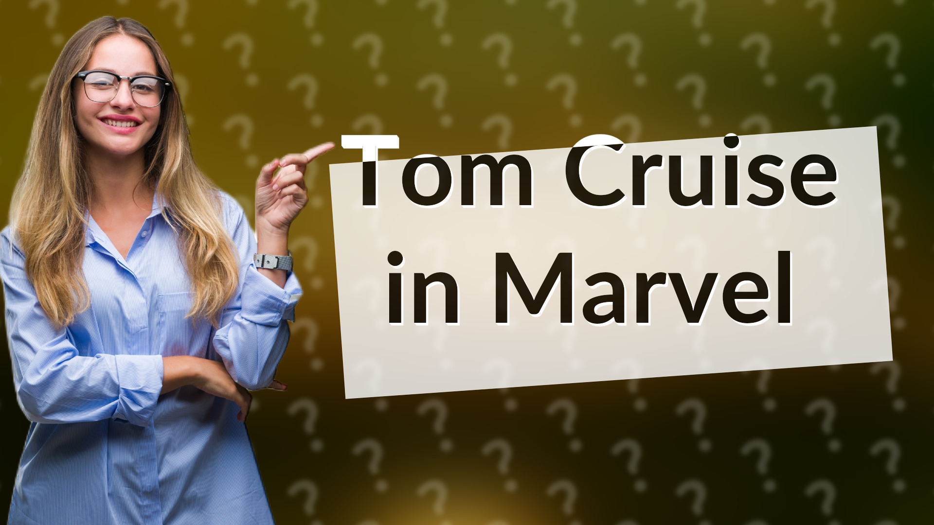 Tom Cruise in Marvel