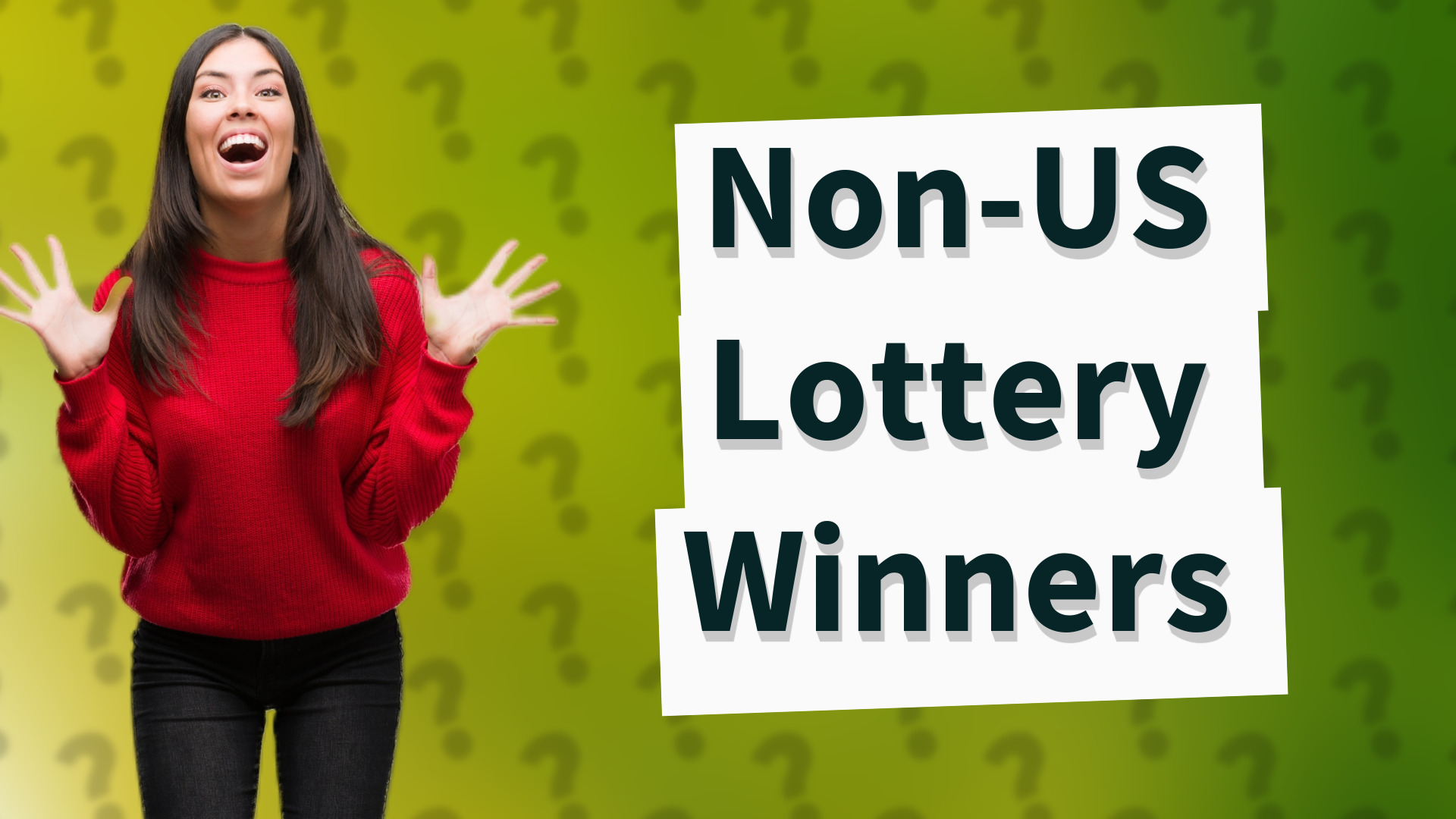 Non-US Lottery Winners
