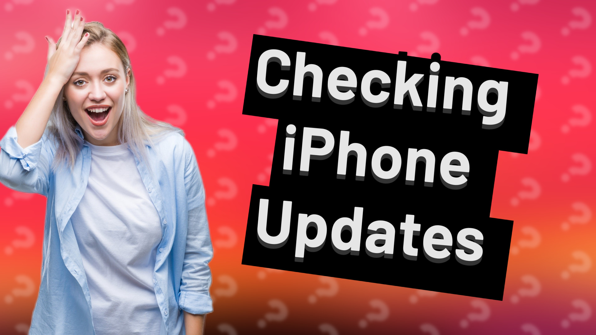 Checking iPhone Updates