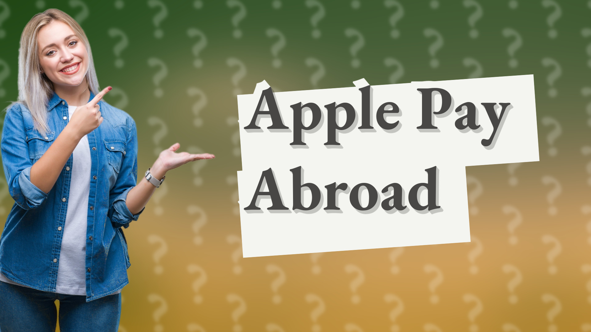 Apple Pay Abroad