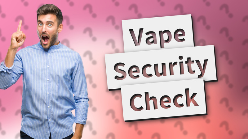 Vape Security Check