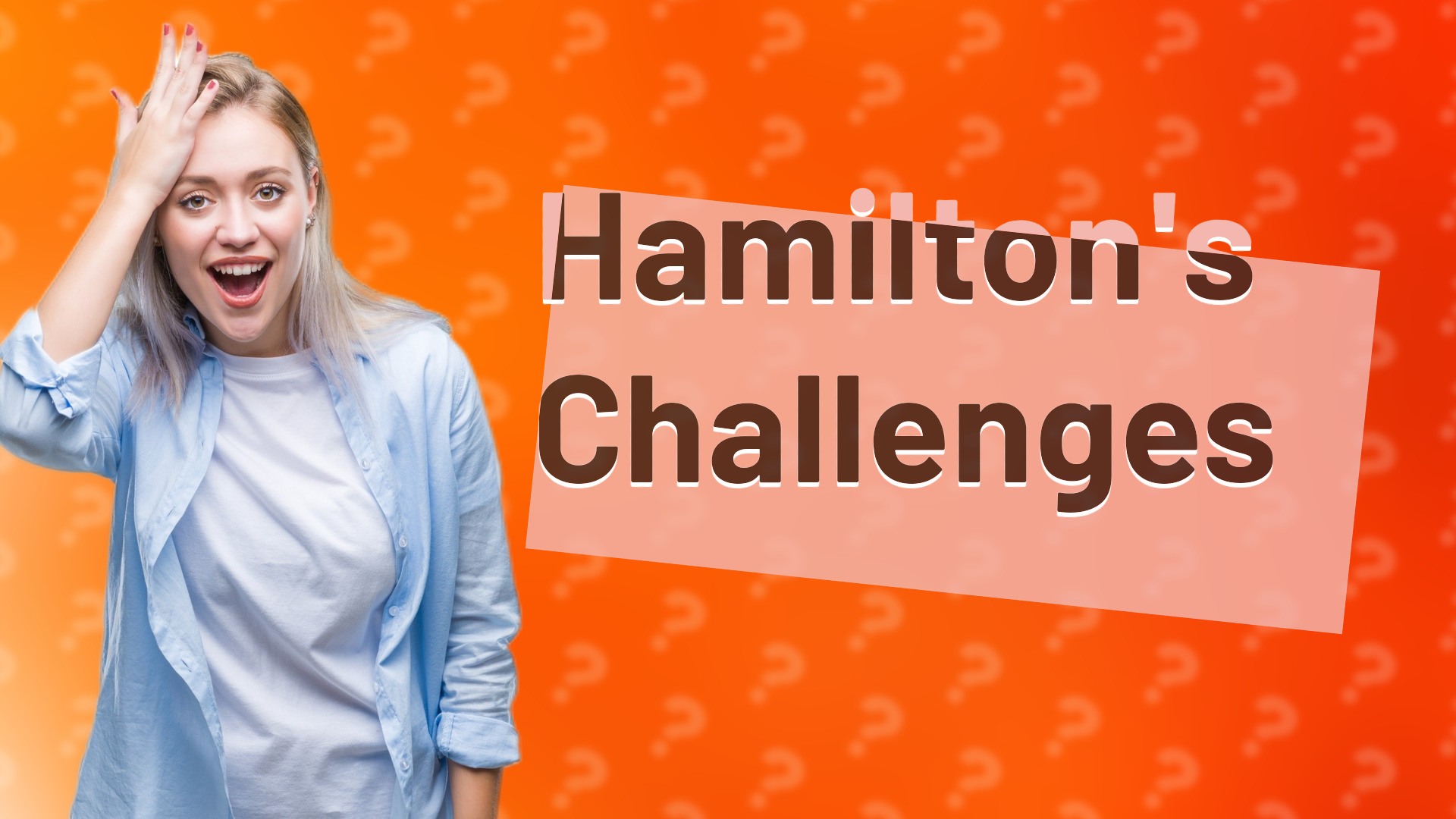 Hamilton's Challenges