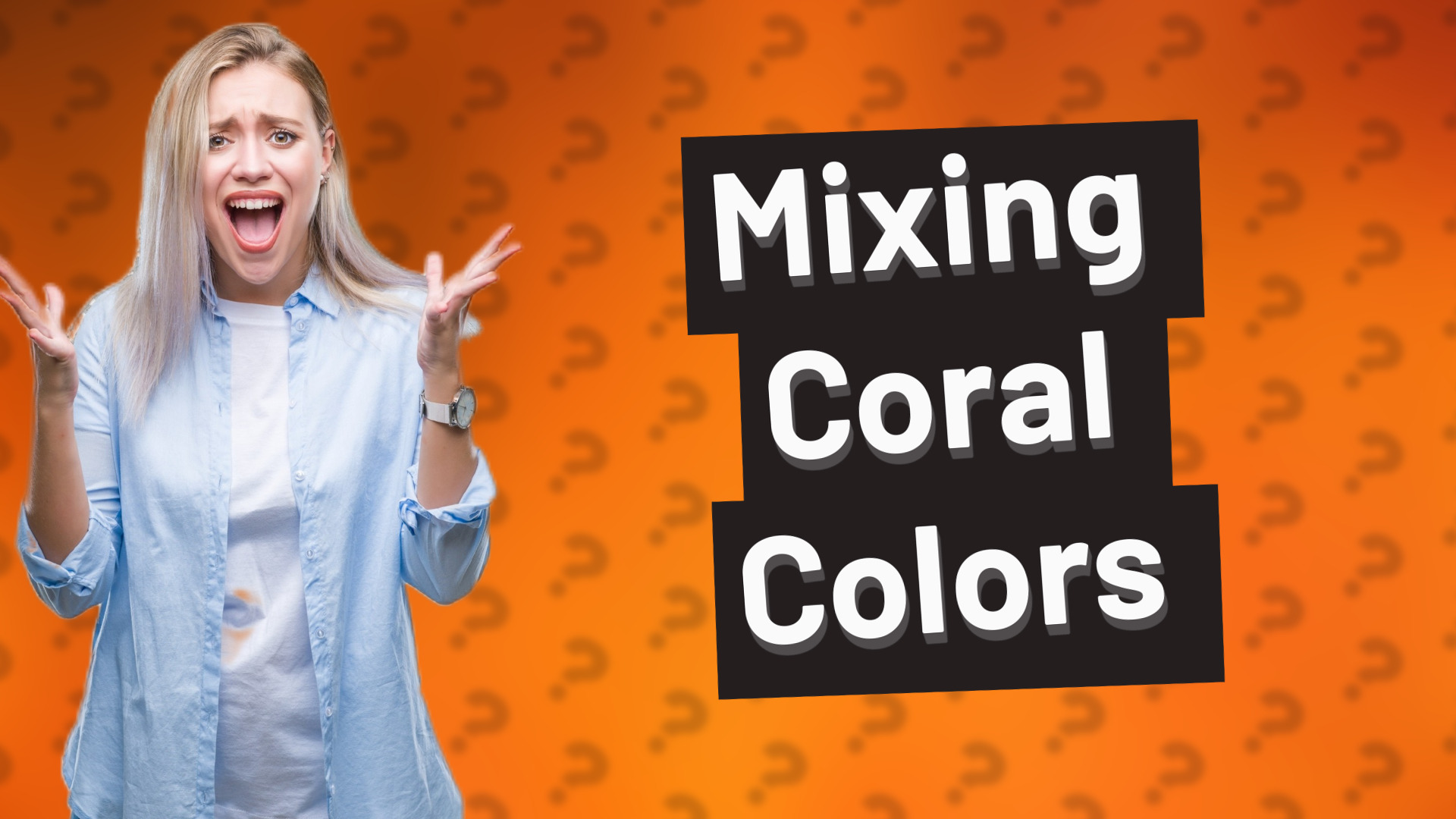 Mixing Coral Colors