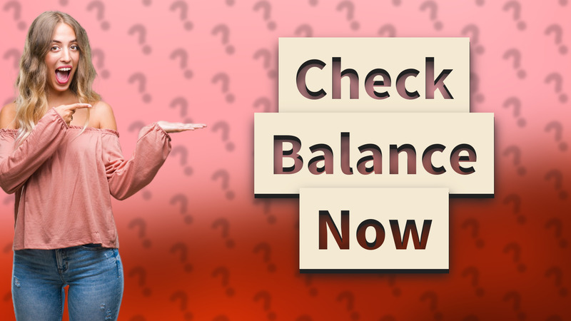 Check Balance Now