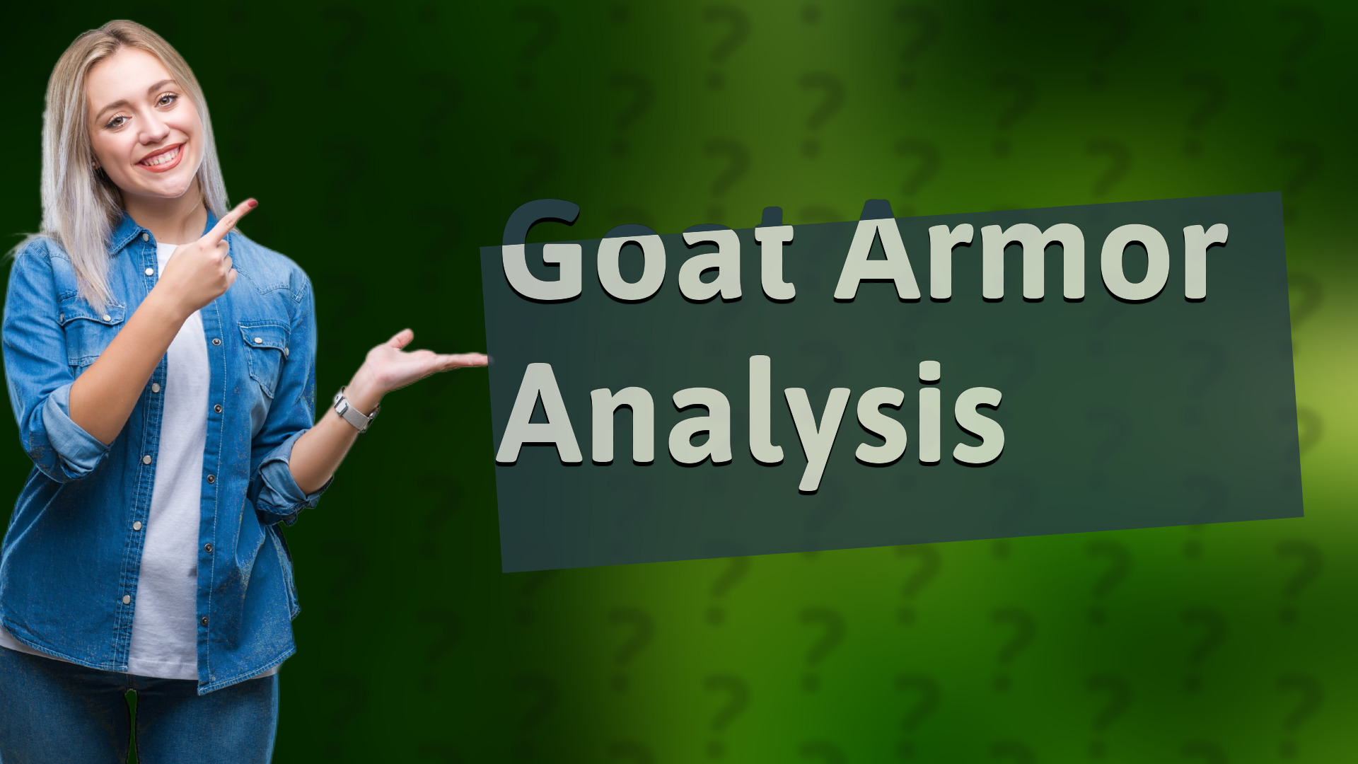 Goat Armor Analysis