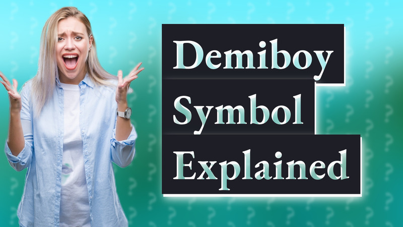 Demiboy Symbol Explained