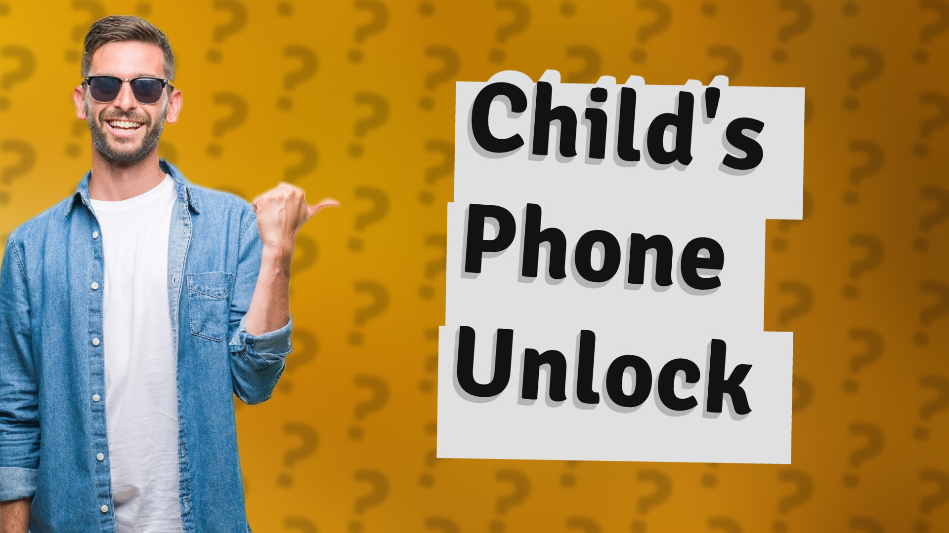 Child's Phone Unlock