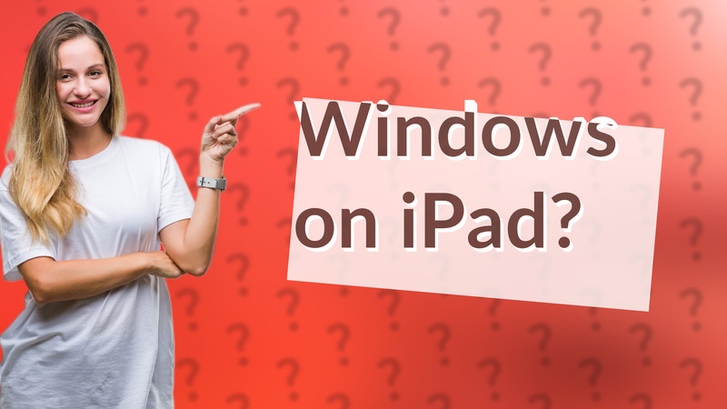 Windows on iPad?