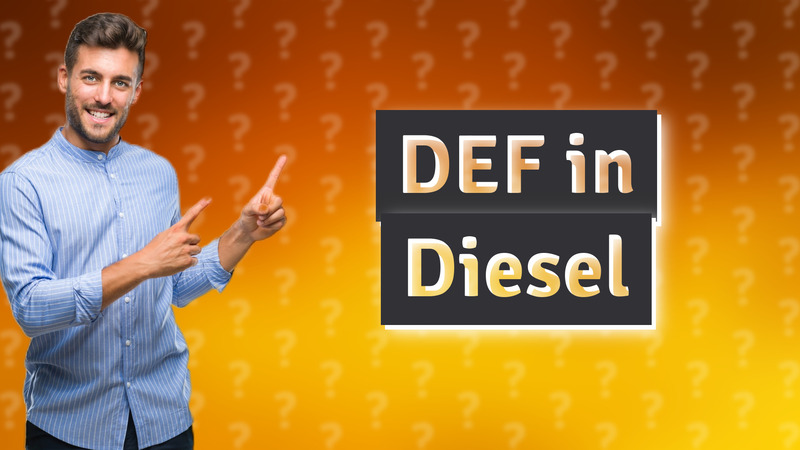 DEF in Diesel