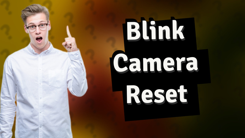 Blink Camera Reset