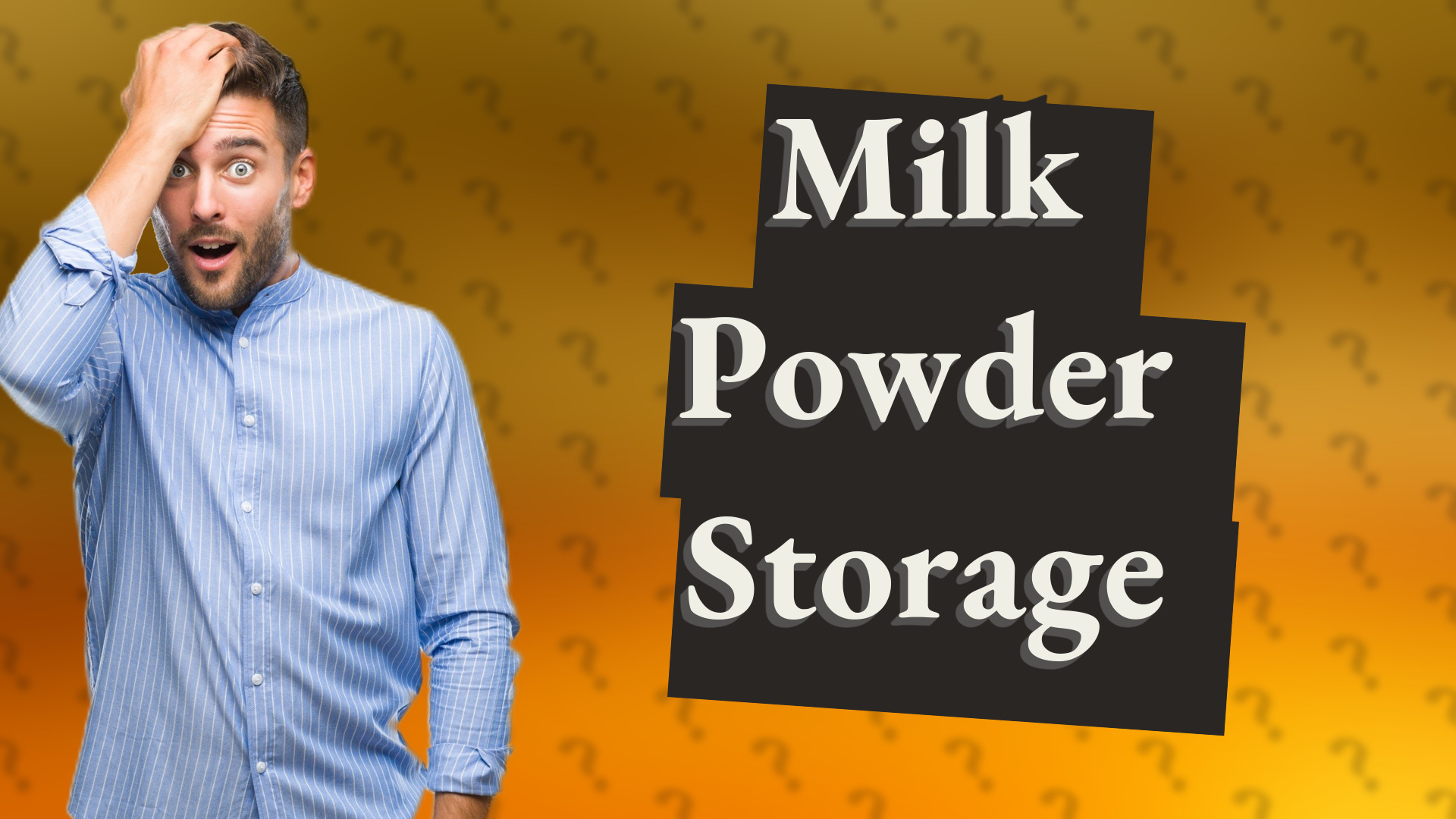 Milk Powder Storage