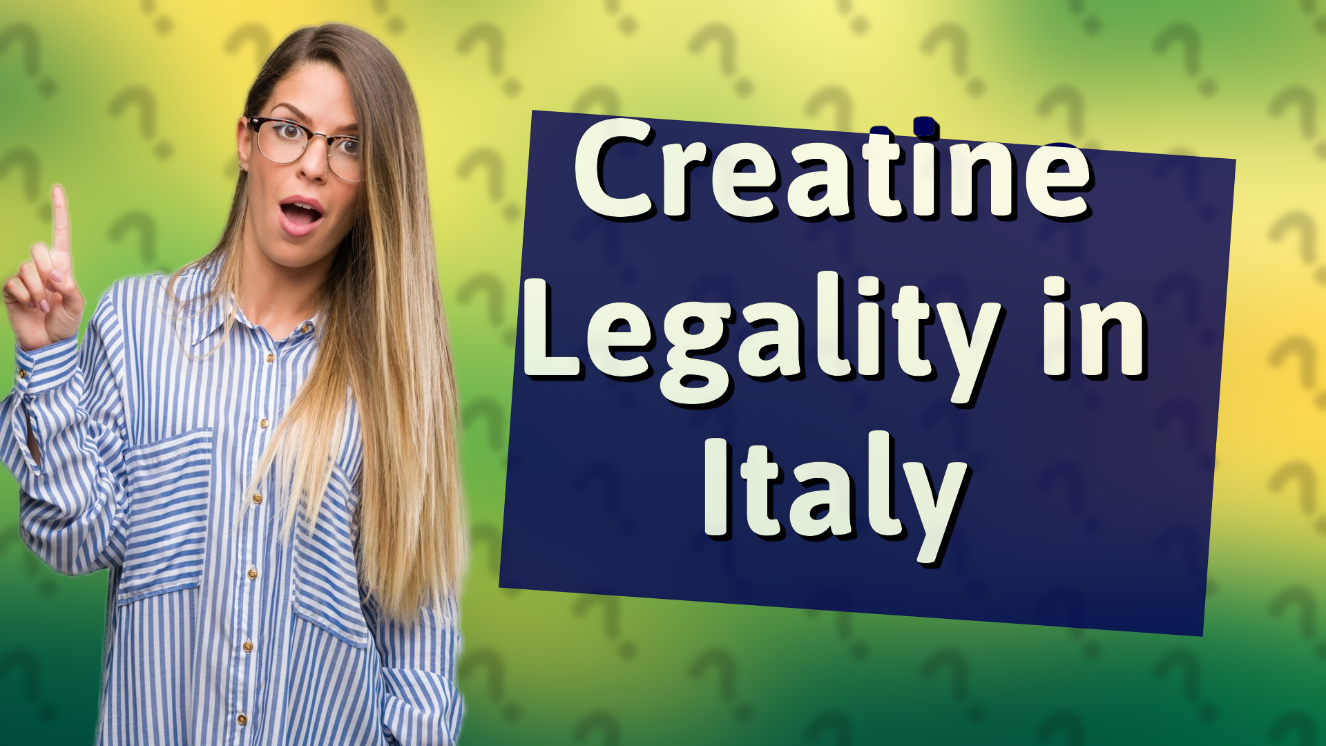 Creatine Legality in Italy
