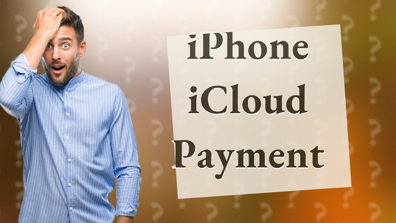 iPhone iCloud Payment