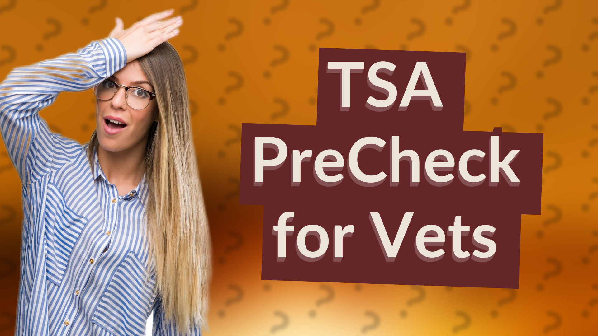 TSA PreCheck for Vets