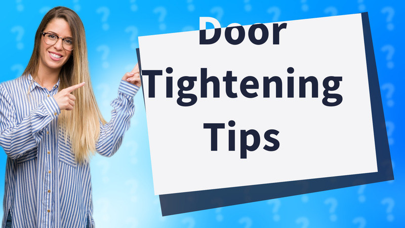 Door Tightening Tips
