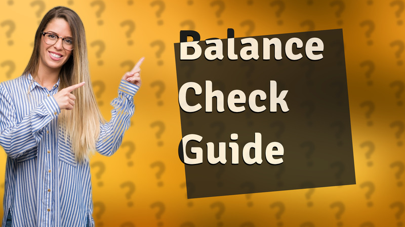 Balance Check Guide