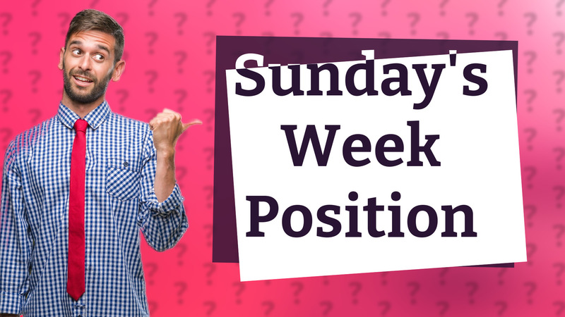 Sunday's Week Position
