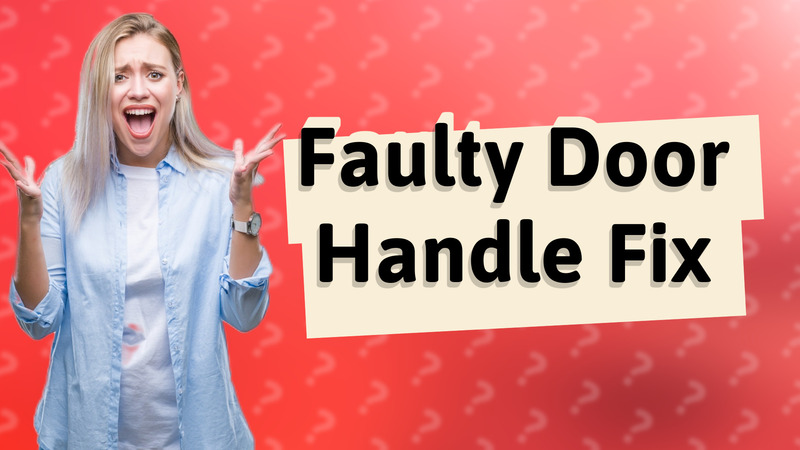 Faulty Door Handle Fix