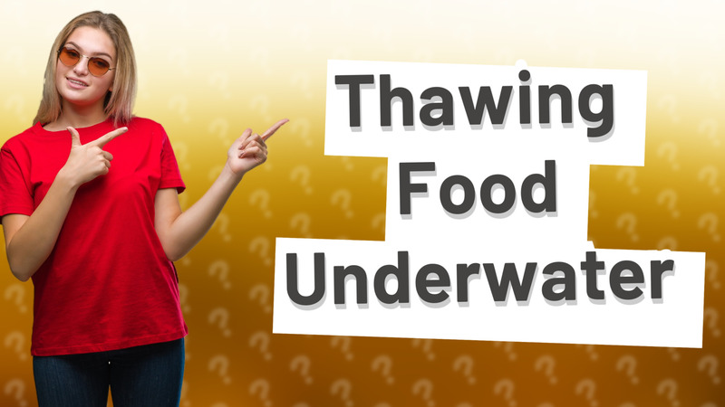 Thawing Food Underwater
