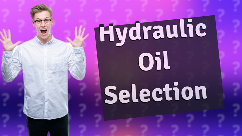 Hydraulic Oil Selection