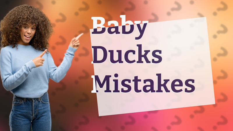 Baby Ducks Mistakes